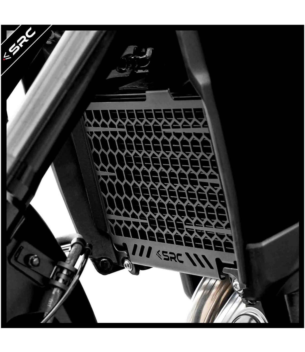 SRC Radiator Guard for Honda NX500 - Motodrift