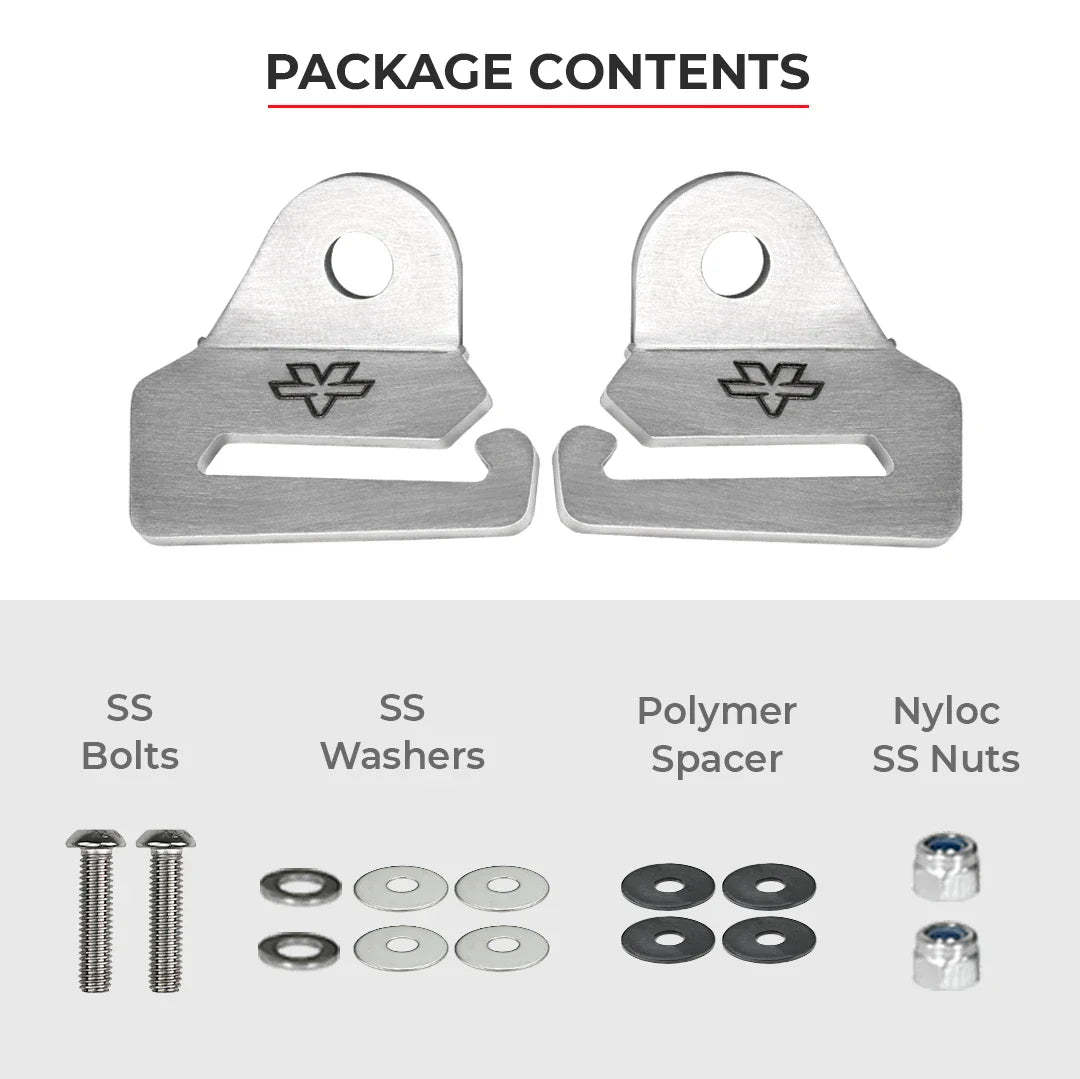 Viaterra Quick Release Strap Hooks - Motodrift