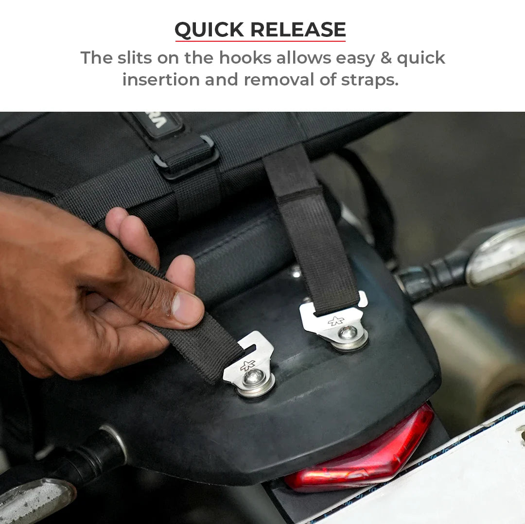 Viaterra Quick Release Strap Hooks - Motodrift