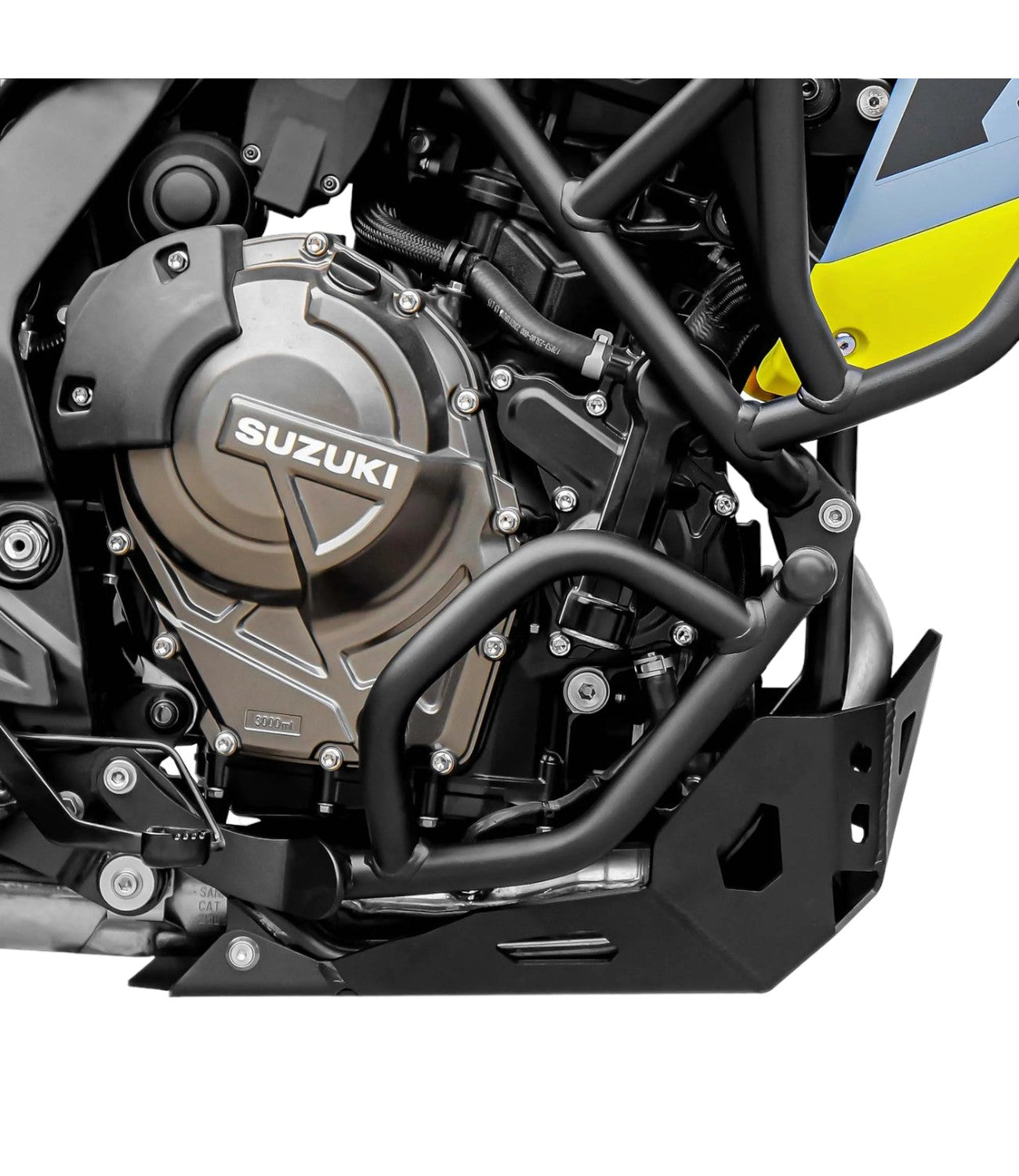 SRC Protective Aluminum Skid Plate For Suzuki V-Strom 800DE - Black - Motodrift