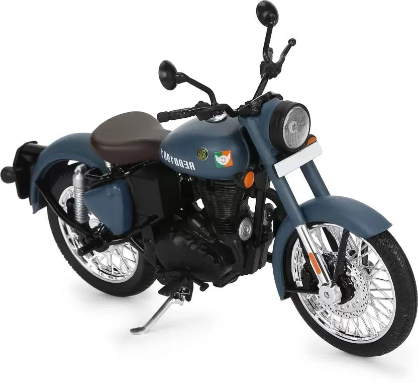 RE Classic 350 Scale Model- Airborne Blue - Motodrift