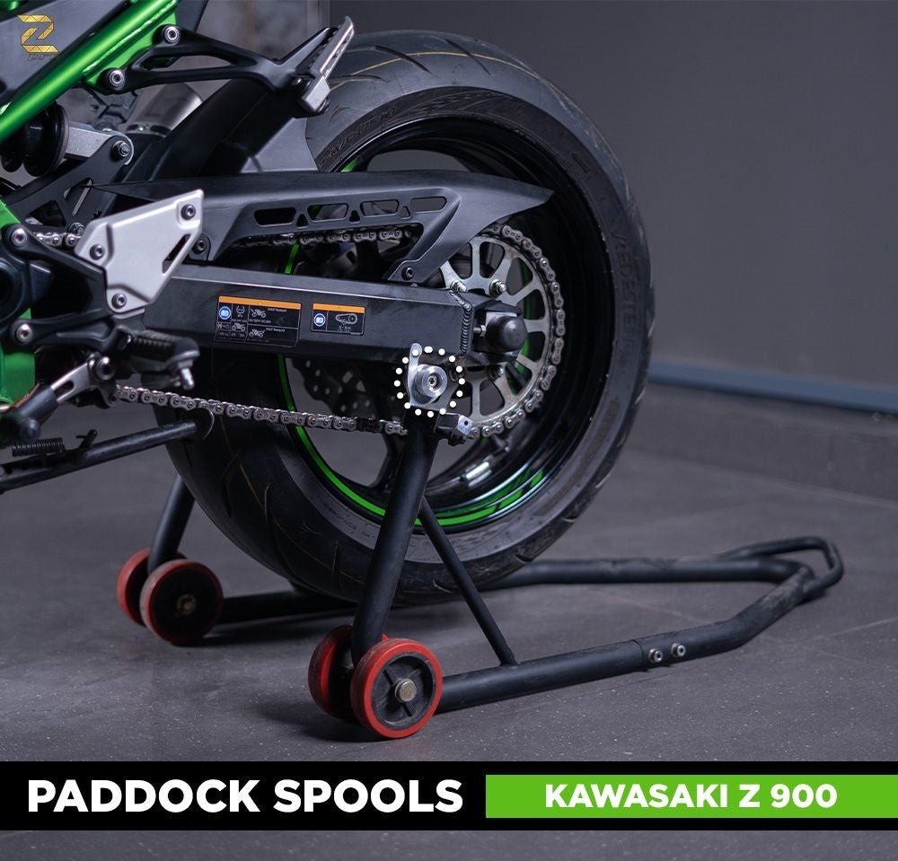 Z Pro Rear Paddock Spool For Kawasaki Z900 - Motodrift