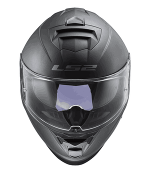 LS2 FF800 Storm II Solid Matt Titanium - Motodrift