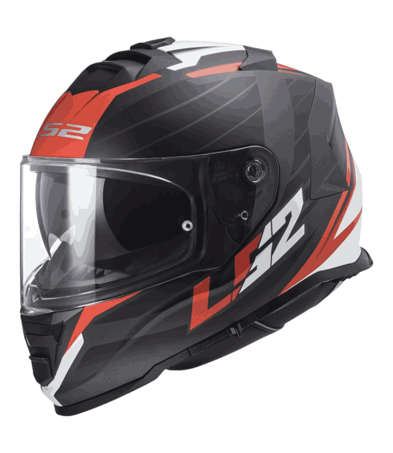 LS2 FF800 Storm II Nerve Matt Black Red - Motodrift