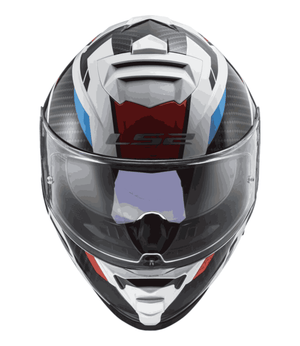 LS2 FF800 Storm II Racer Red Blue - Motodrift