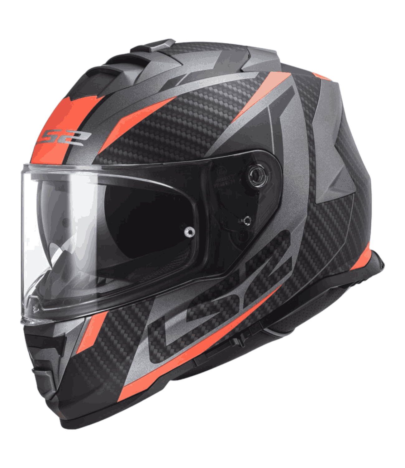 LS2 FF800 Storm II Matt Titanium Orange - Motodrift