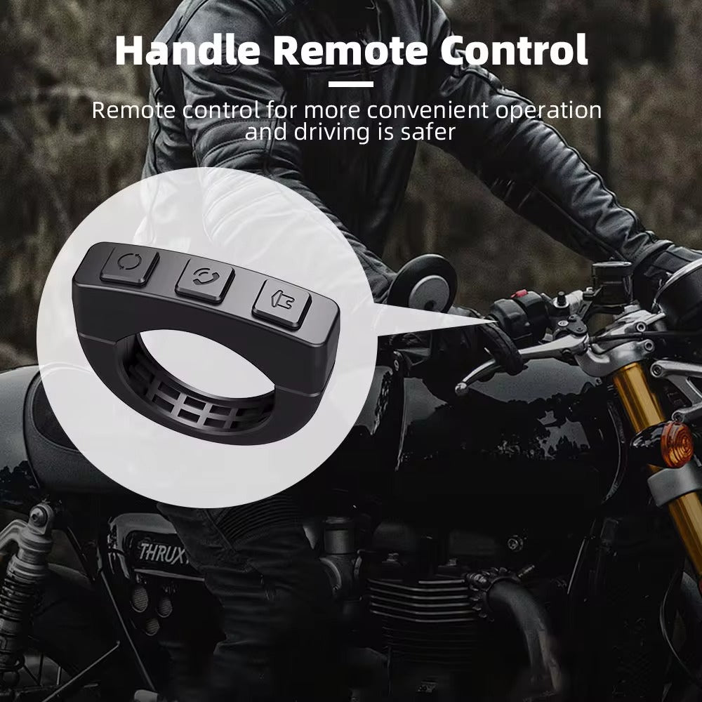 S3 Elite 6.25 inch Motorcycle Navigation with Carplay 2K HD Screen with Camera Remote and TPMS - Motodrift