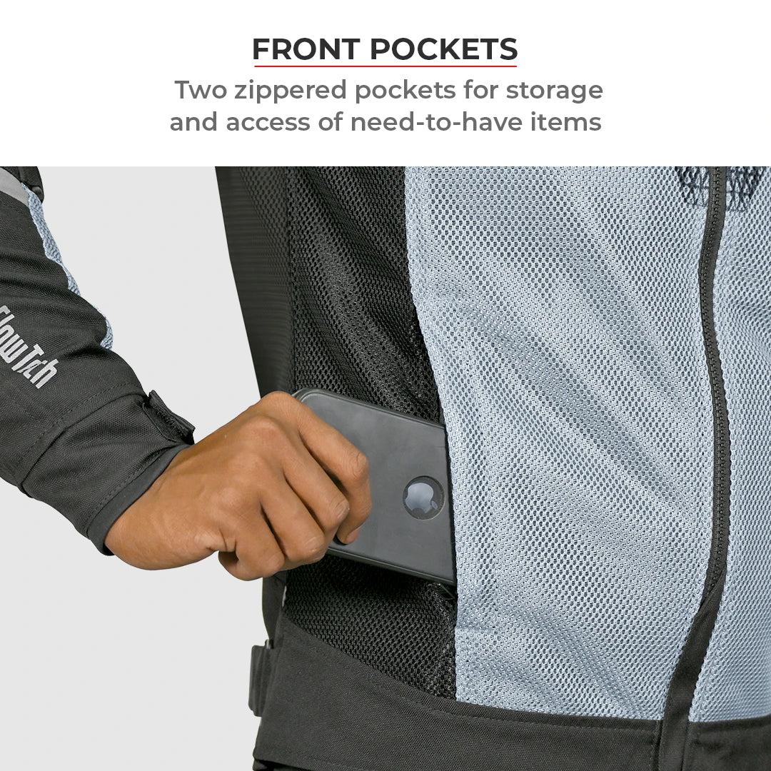 ViaTerra Miller Street Mesh Jacket with Liners - Motodrift