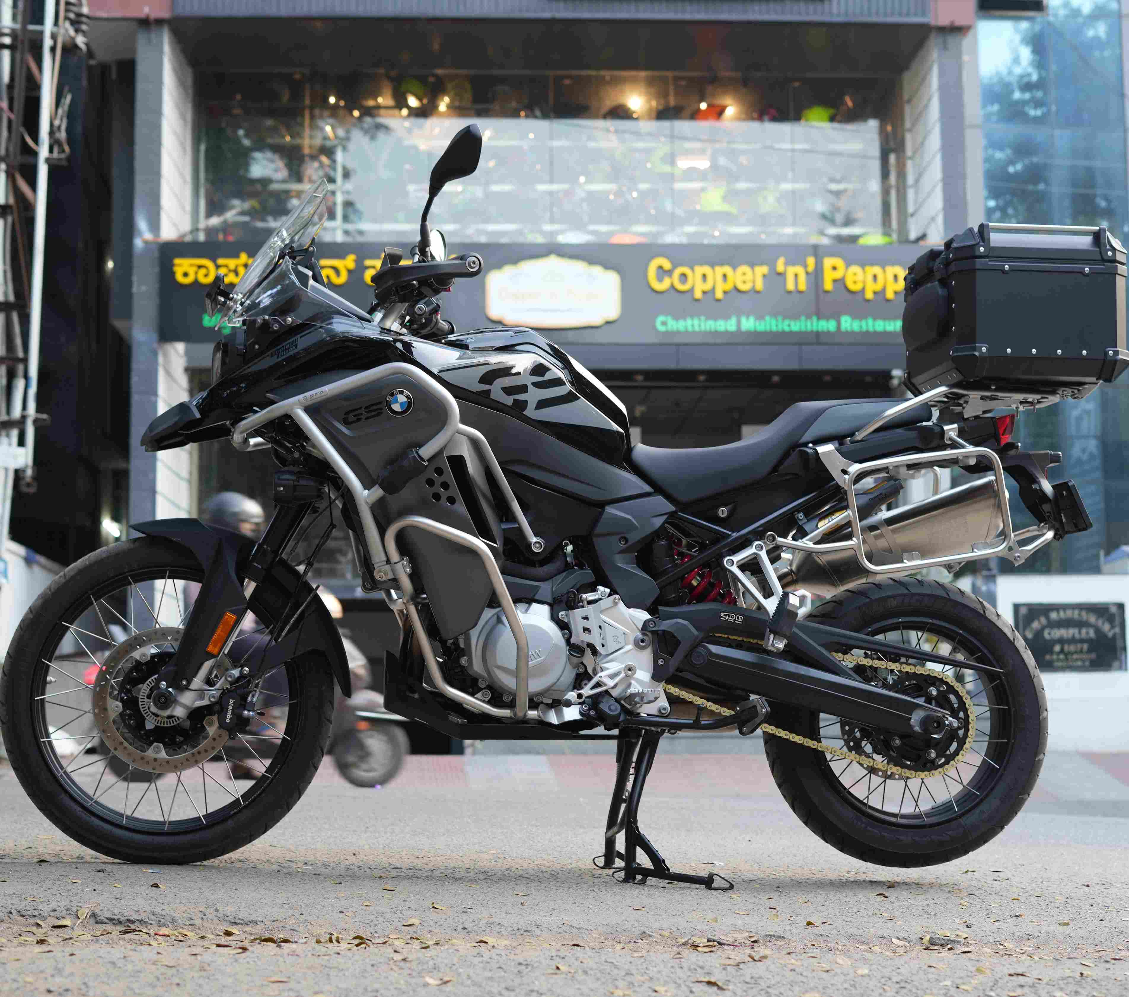 Z Pro Upper Crash Bars For BMW F850 GSA (Silver) - Motodrift