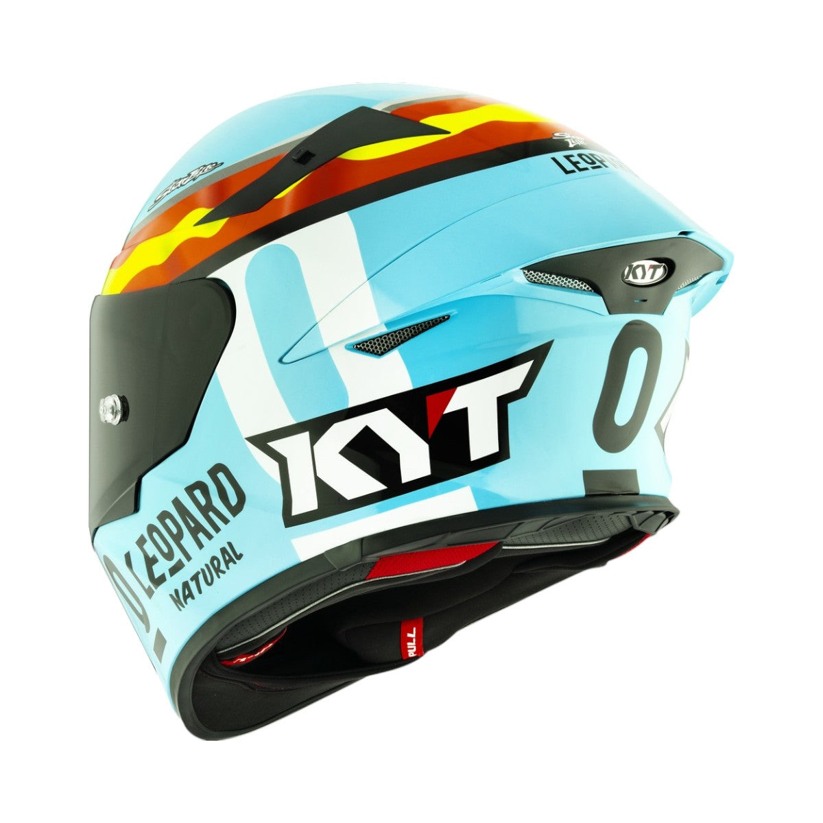 KYT TT Revo Leopard Spanish Replica (Gloss) - Motodrift