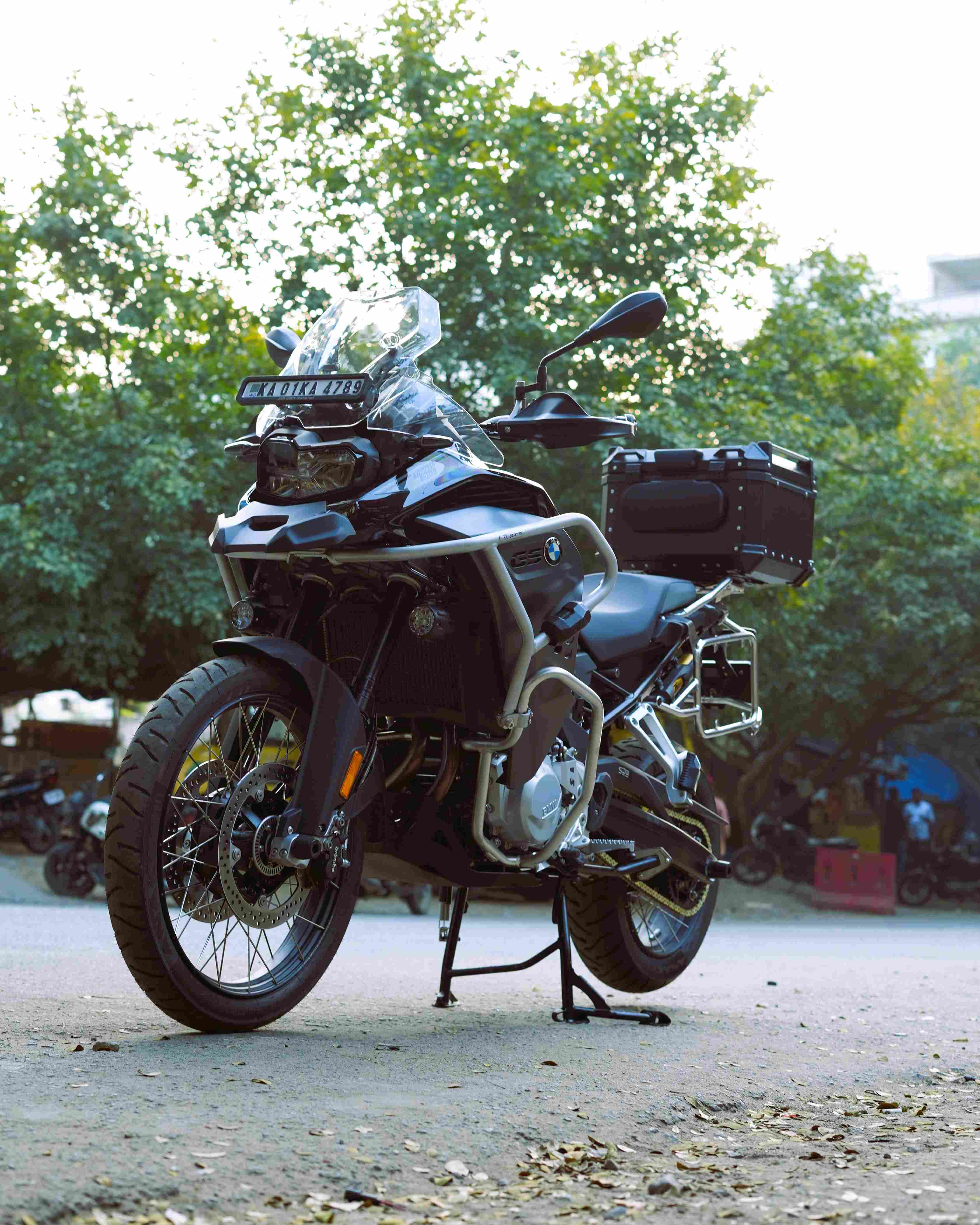 Z Pro Upper Crash Bars For BMW F850 GSA (Silver) - Motodrift