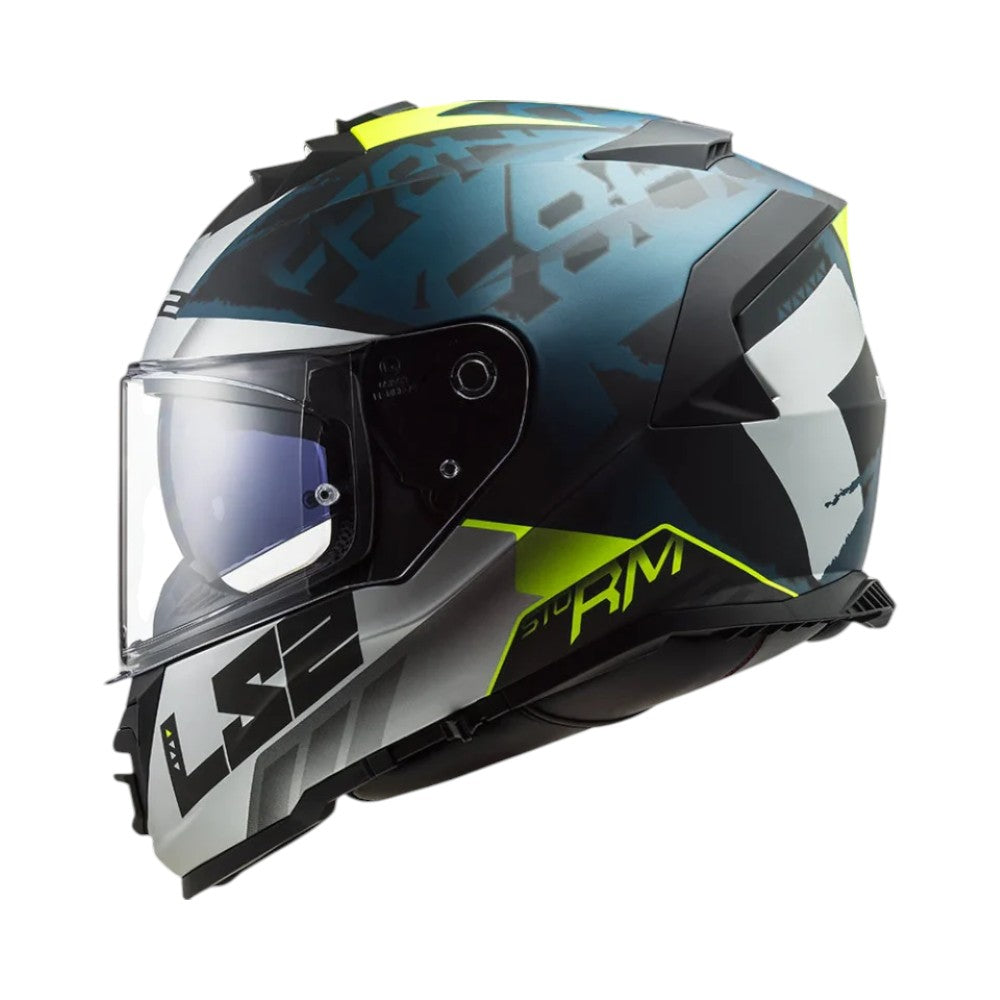 LS2 FF800 Storm II Sprinter M.Silver Cobalt - 06 - Motodrift