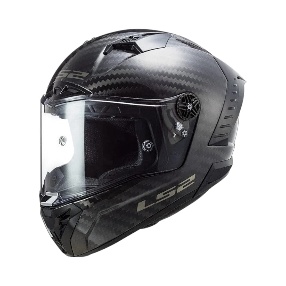 LS2 FF805 Thunder Carbon GP Racing Solid Gloss Helmet (FIM Certified) - Motodrift