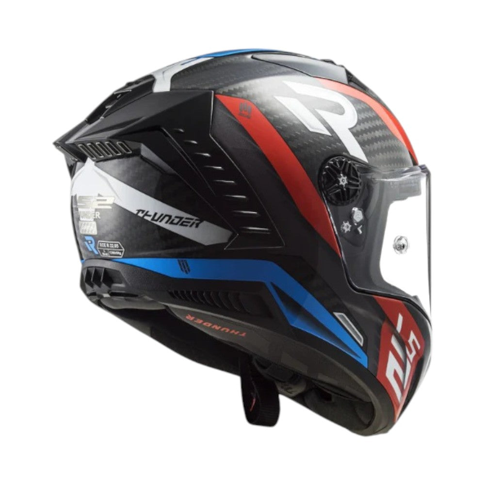 LS2 FF805 Thunder Carbon Supra Red Blue-06 - Motodrift