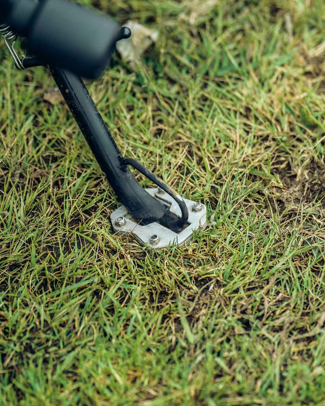 LCB Brogue Side Stand Extender For Suzuki V-Strom 250 SX (Silver) - Motodrift