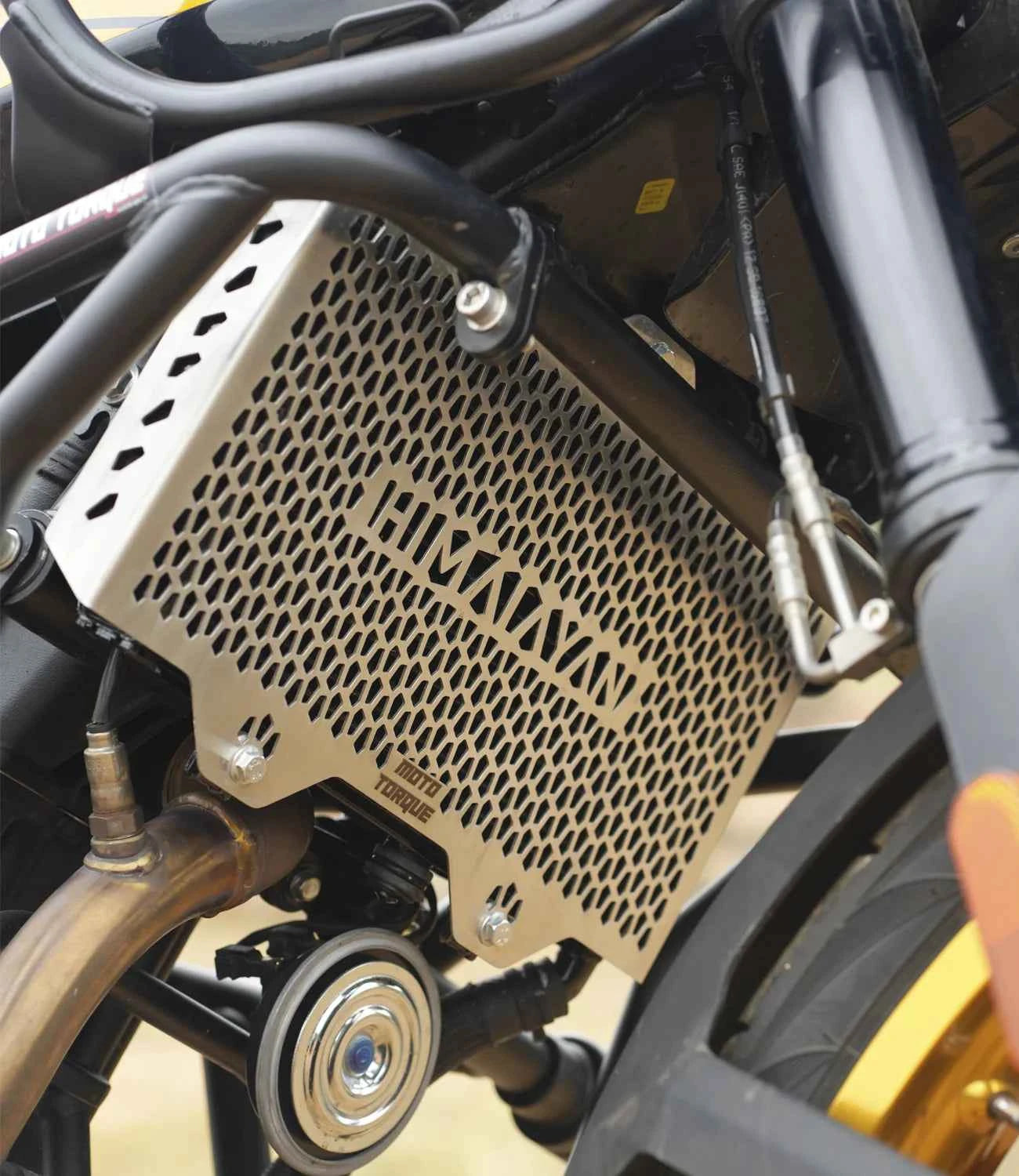 Moto Torque Radiator Guard For Royal Enfield Himalayan 450 (Stainless Steel) - Motodrift