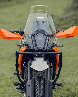 LCB KTM ADV 390 2025 Model Oculus Headlight Shield-Acrylic-Yellow/White - Motodrift