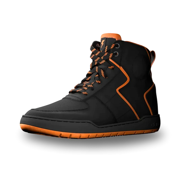 Clan Shoes SNKR | Stealth Edition Black/Orange - Motodrift