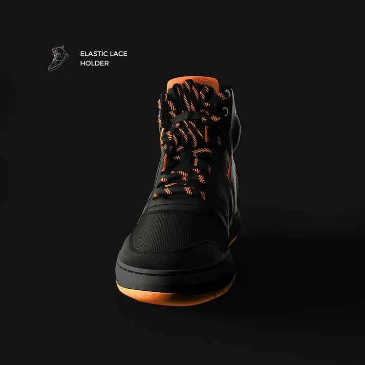 Clan Shoes SNKR | Stealth Edition Black/Orange - Motodrift
