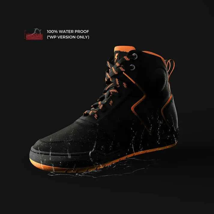 Clan Shoes SNKR | Stealth Edition Black/Orange - Motodrift