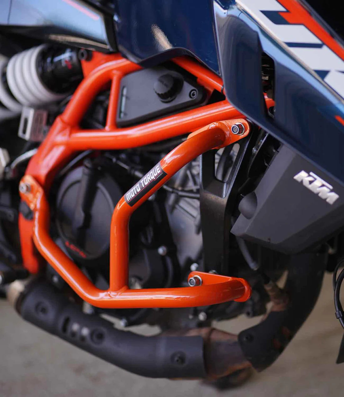 Moto Torque Beetle Crash Guard For KTM Duke 250 (Gen 2) / 390 (Gen 3) - Motodrift