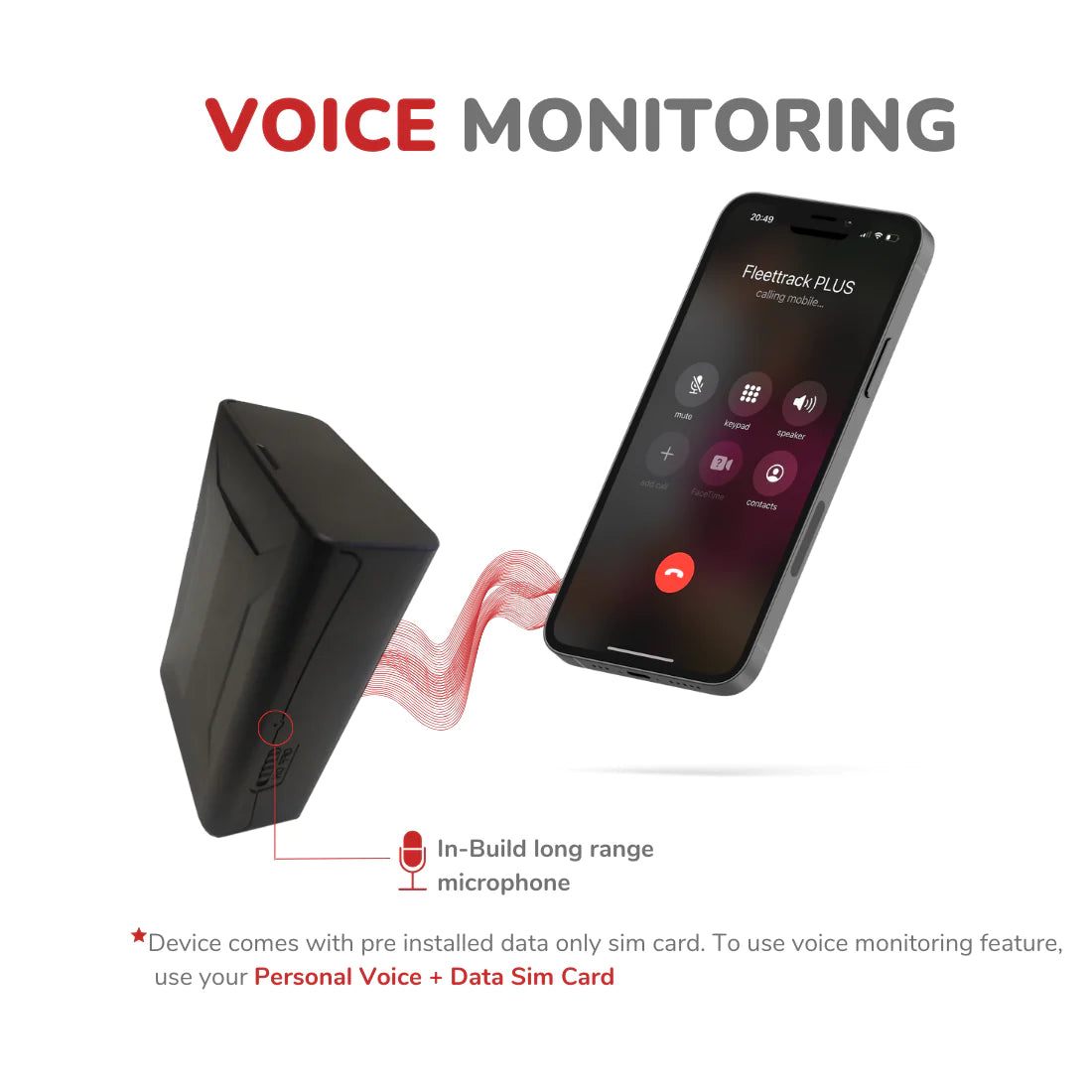 Fleettrack Plus - 10000 mAH Wireless GPS Tracker - Motodrift