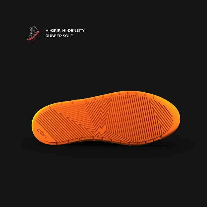 Clan Shoes SNKR | Stealth Edition Black/Orange - Motodrift