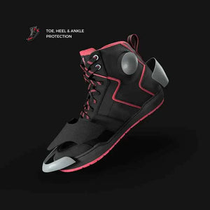 Clan Shoes SNKR Stealth Edition Black Red - Motodrift
