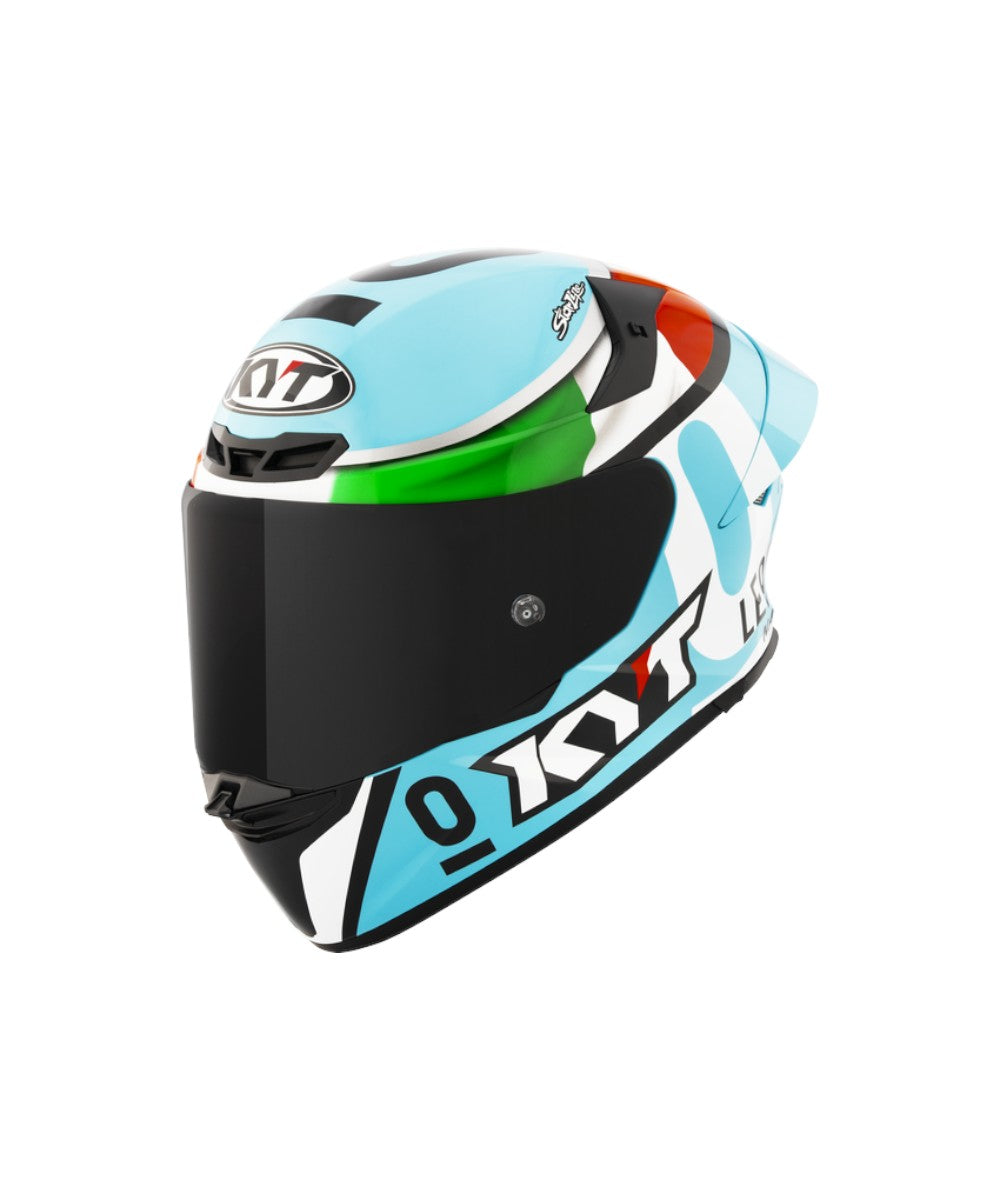 KYT TT Revo Leopard Tricolore Replica (Gloss) - Motodrift