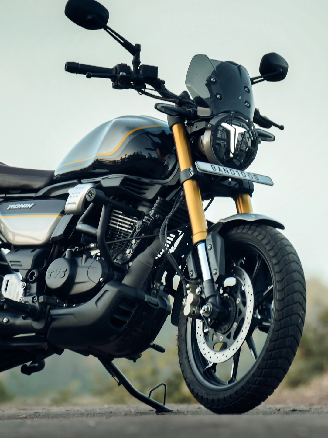 Jb Tvs Ronin Crashguard With Mat Slider - Motodrift