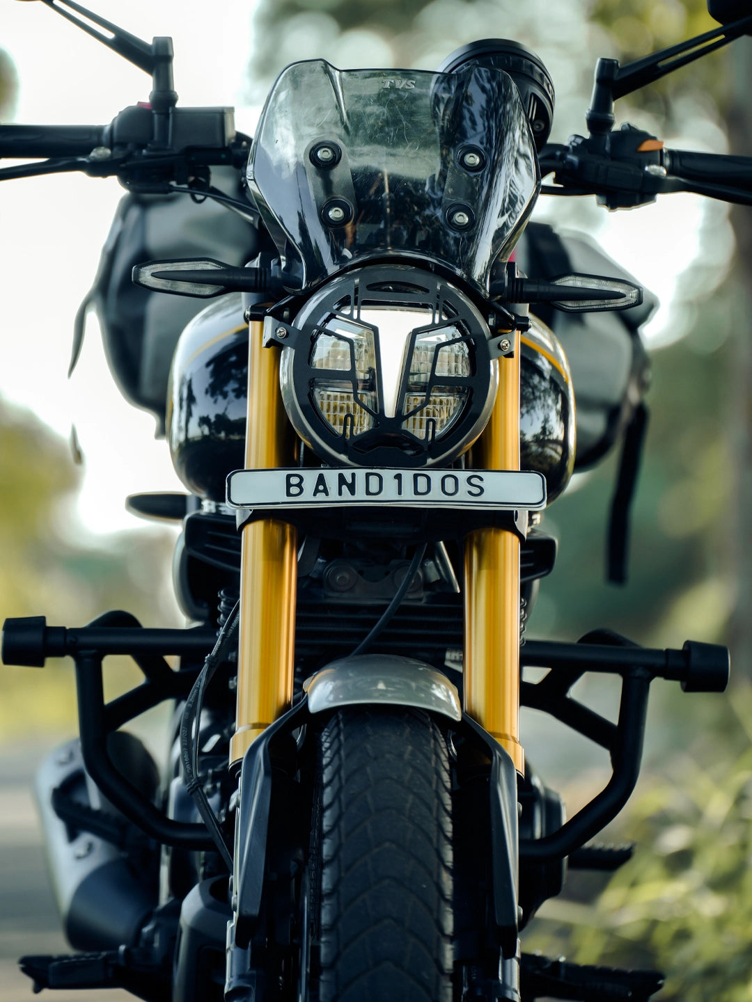 Jb Tvs Ronin Headlight Grill - Motodrift