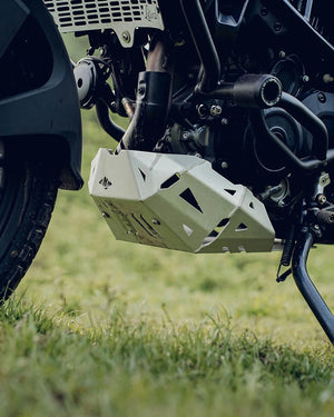 LCB KTM ADV 390 2025 Model Vambrace Bash Plate Silver - Motodrift
