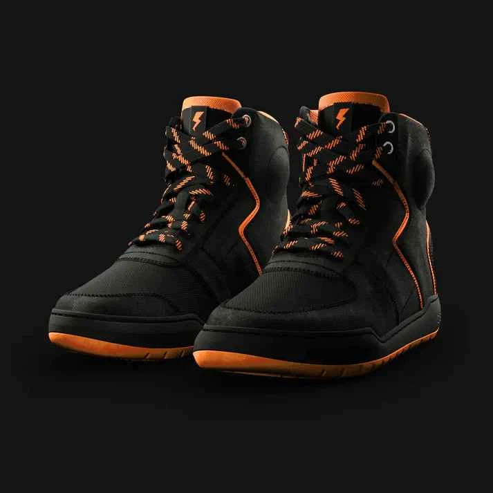 Clan Shoes SNKR | Stealth Edition Black/Orange - Motodrift