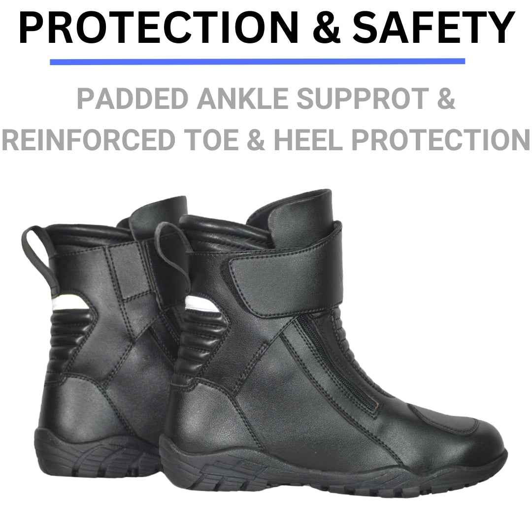 Bison Hunter Riding Boots Black