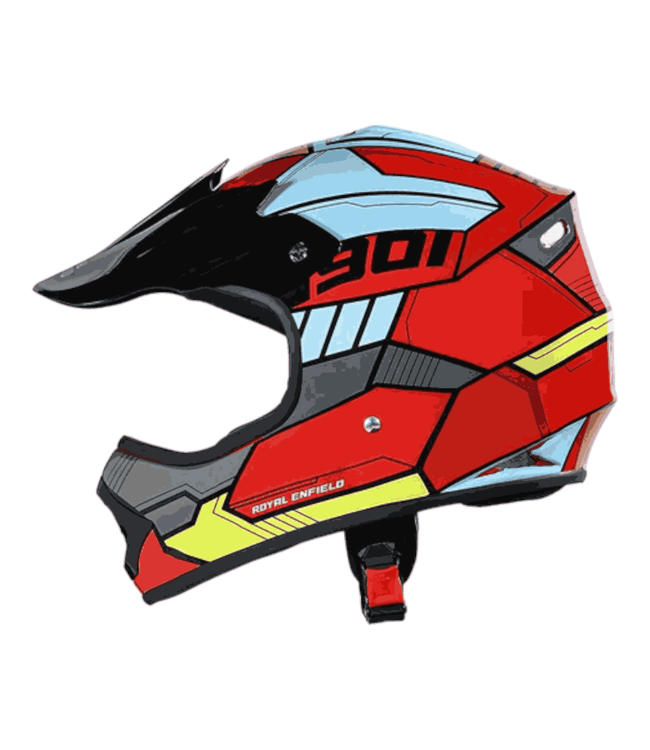 RE Motocross Kids Helmet - Red - Motodrift