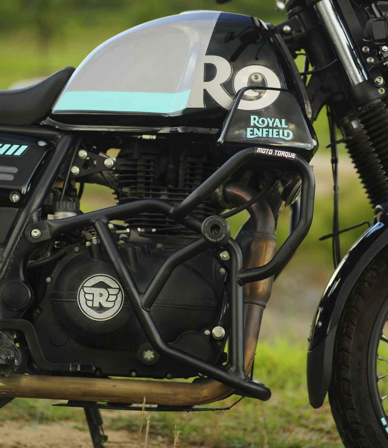 Moto Torque Crash Guard V 2.0 For Royal Enfield Scram 440 / 411 - Motodrift