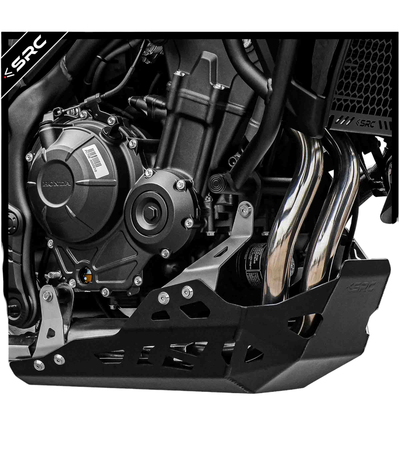 SRC Bash Plate / Sump Guard For Honda NX500 - Motodrift