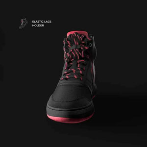 Clan Shoes SNKR Stealth Edition Black Red - Motodrift