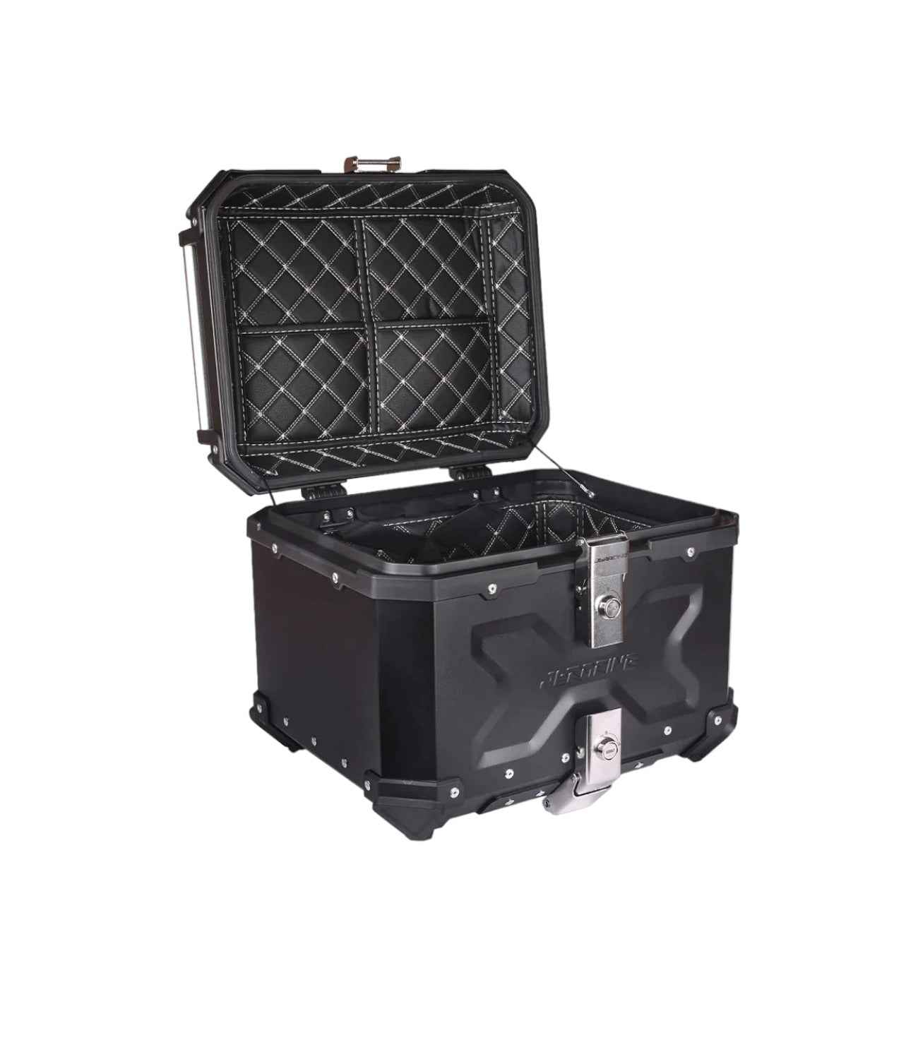 SET Of 3 Combo Of JB Premium Black Top Box + JB Premium Black Panniers - Motodrift