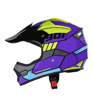 RE Motocross Kids Helmet Purlple - Motodrift