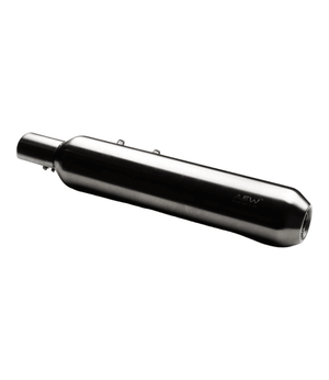 AEW TE 202 Exhaust For Royal Enfield Super Meteor 650 Stainless Steel Matt Polish - Motodrift
