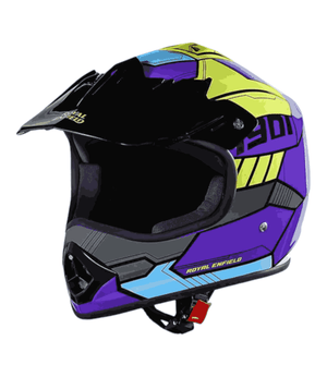 RE Motocross Kids Helmet Purlple - Motodrift
