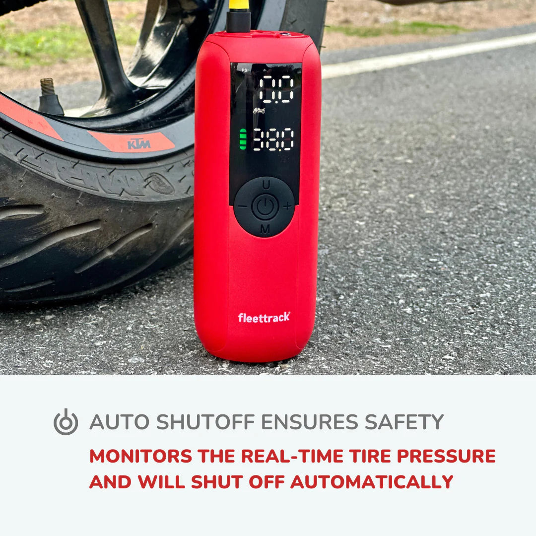 Fleettrack Smart Tyre Inflator 4000 mAh Battery - Motodrift