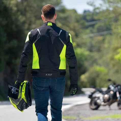 LS2 Zoom Man Riding Jacket Black