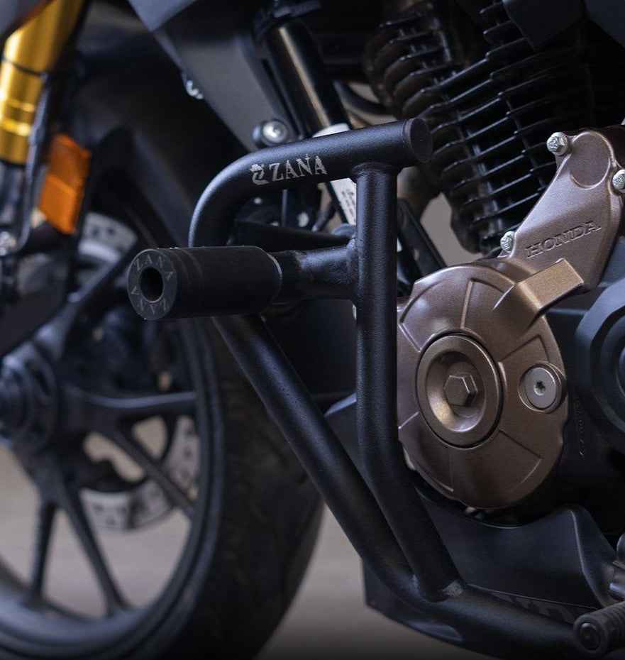 Zana CB300 F Crash Guard With Slider - Motodrift