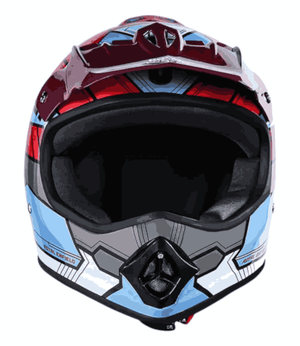 RE Motocross Kids Helmet Blue - Motodrift