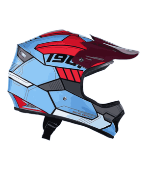 RE Motocross Kids Helmet Blue - Motodrift