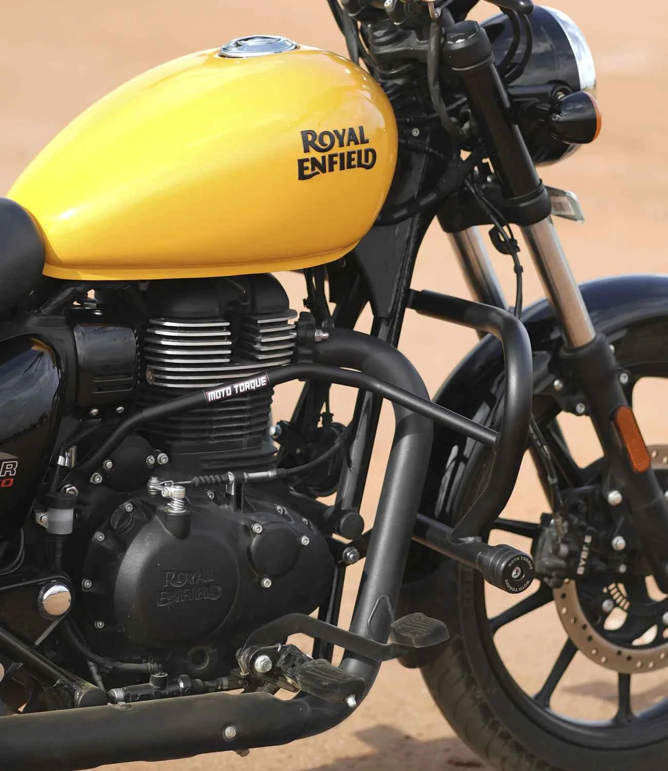 Moto Torque Royal Enfield Super Meteor 650 Crash Guard - Motodrift