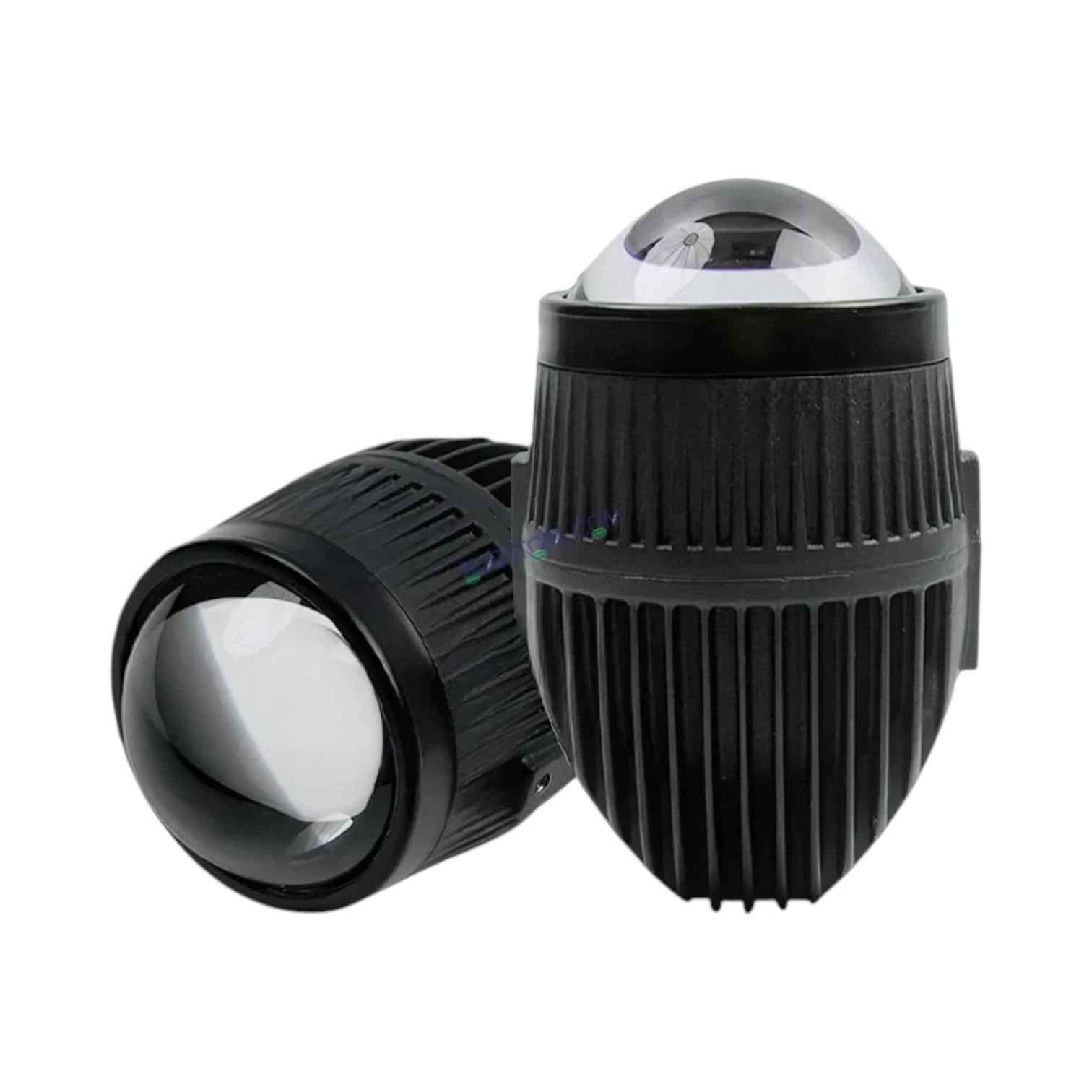 HJG J37 Single Projector Foglight 60W LED with Red DRL, Universal Fit