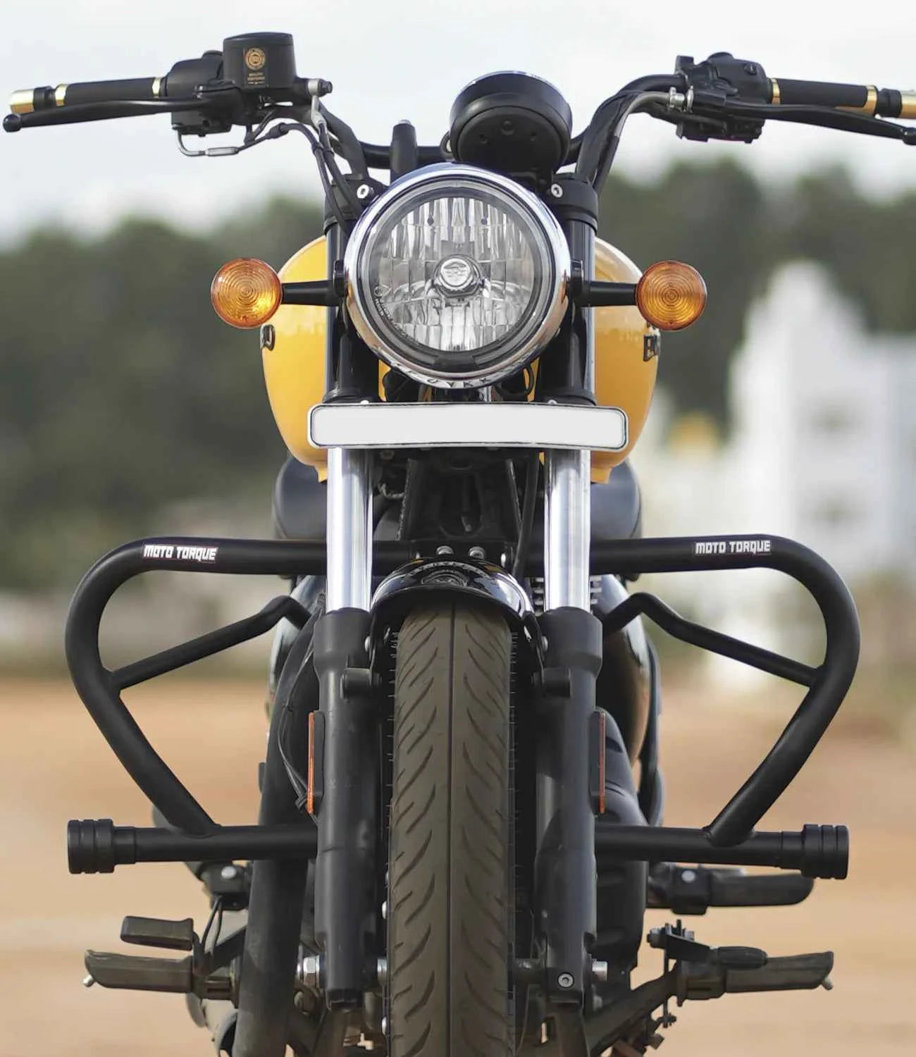 Moto Torque Royal Enfield Super Meteor 650 Crash Guard - Motodrift